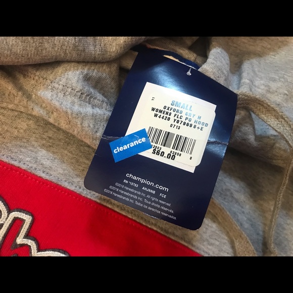 Champion color block hoodie NWT - Picture 4 of 4